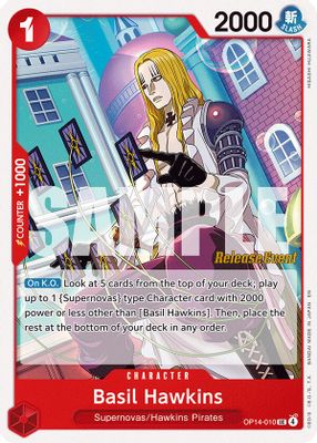 Basil Hawkins OP14-010 card