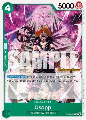 Usopp OP14-022 card