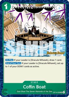Coffin Boat OP14-039 card