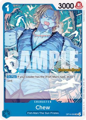 Chew OP14-050 card