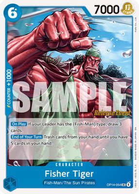 Fisher Tiger OP14-054 card