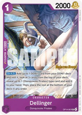 Dellinger OP14-067 card