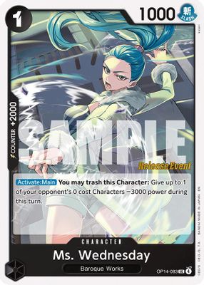 Ms. Wednesday OP14-083 card