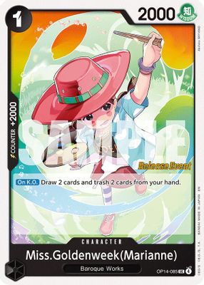 Miss.Goldenweek OP14-085 card