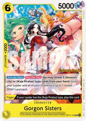 Gorgon Sisters OP14-105 card