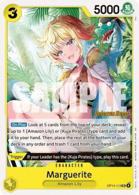 Marguerite OP14-113 card