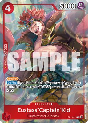 Eustass"Captain"Kid OP14-014 card
