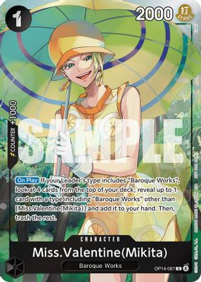 Miss.Valentine OP14-087 card