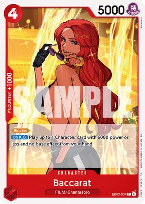 Baccarat EB03-007 card