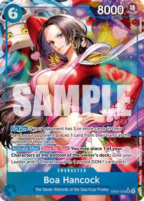 Boa Hancock EB03-026 card