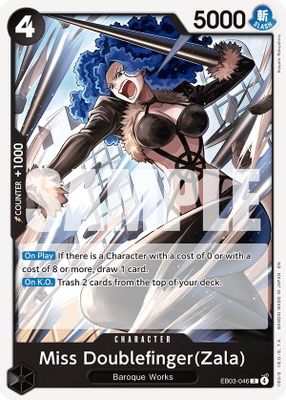 Miss Doublefinger EB03-046 card