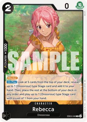 Rebecca EB03-048 card