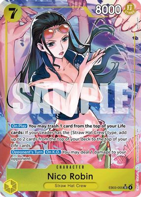 Nico Robin EB03-055 card