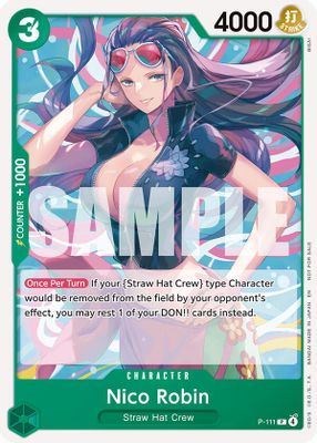 Nico Robin P-111 card