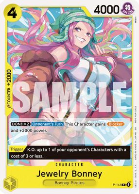 Jewelry Bonney P-113 card