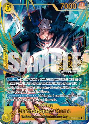 Bartholomew Kuma OP12-119 card