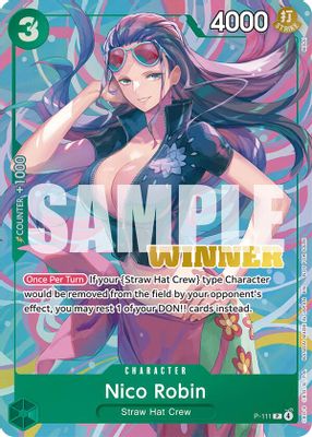 Nico Robin P-111 card
