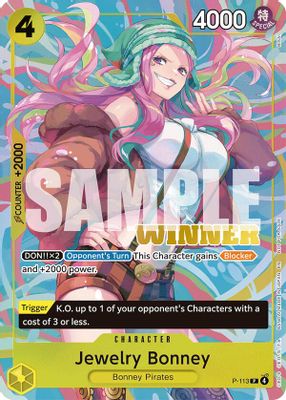 Jewelry Bonney P-113 card