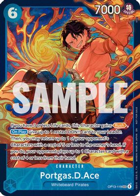 Portgas.D.Ace OP13-119 card