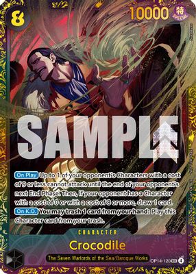 Crocodile OP14-120 card