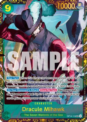 Dracule Mihawk OP14-119 card