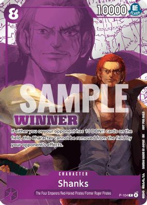 Shanks P-104 card