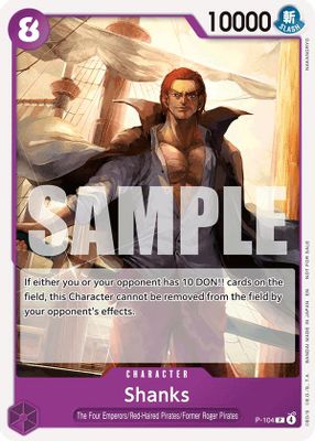Shanks P-104 card