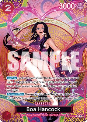 Boa Hancock OP12-014 card