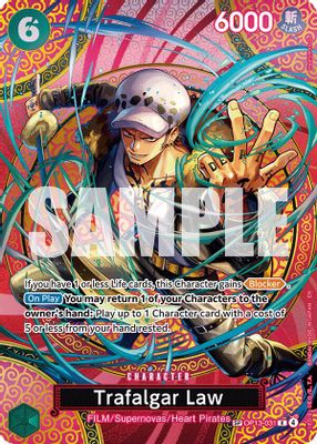 Trafalgar Law OP13-031 card
