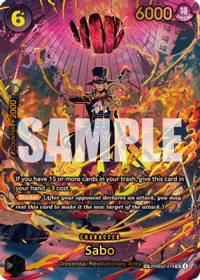 Sabo PRB02-014 card