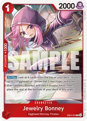Jewelry Bonney EB04-002 card