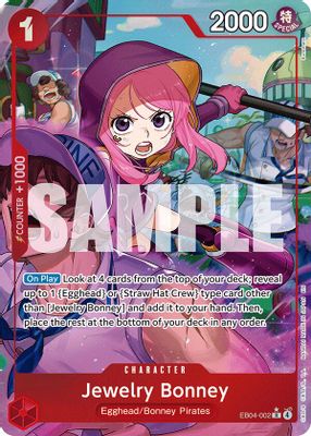 Jewelry Bonney EB04-002 card
