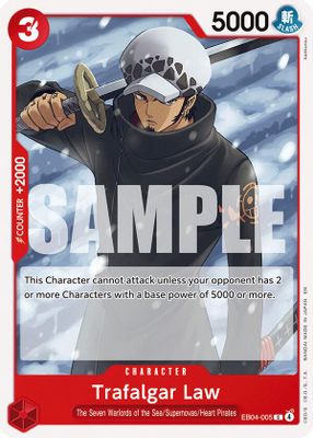 Trafalgar Law EB04-005 card