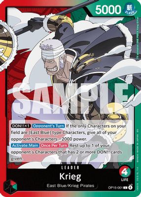 Krieg OP15-001 card