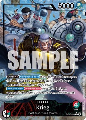 Krieg OP15-001 card