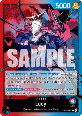 Lucy OP15-002 card