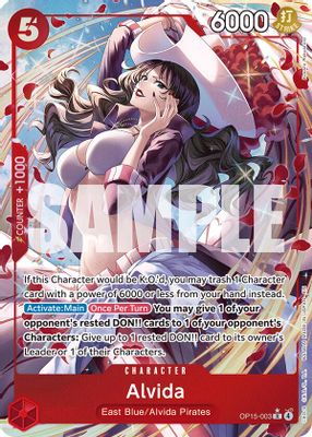Alvida OP15-003 card