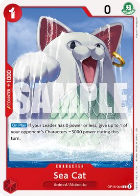 Sea Cat OP15-004 card