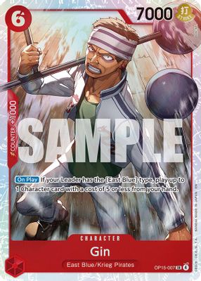 Gin OP15-007 card