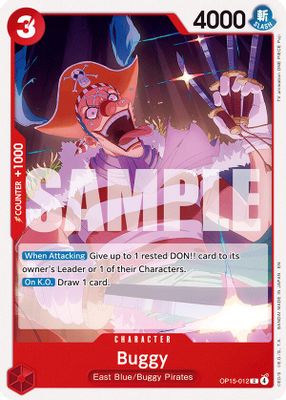 Buggy OP15-012 card