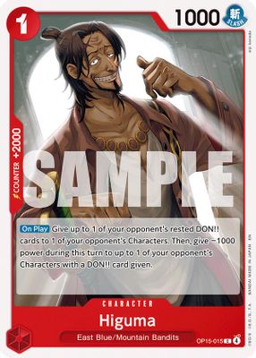Higuma OP15-015 card