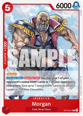 Morgan OP15-017 card