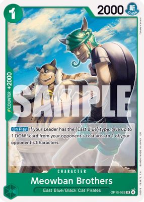 Meowban Brothers OP15-028 card