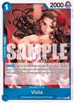 Viola OP15-040 card