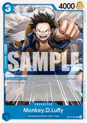 Monkey.D.Luffy OP15-051 card