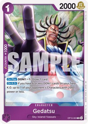 Gedatsu OP15-063 card