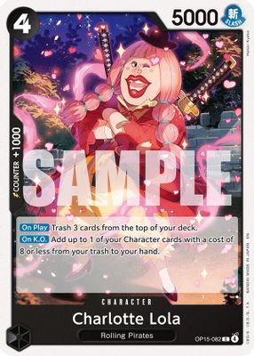 Charlotte Lola OP15-082 card