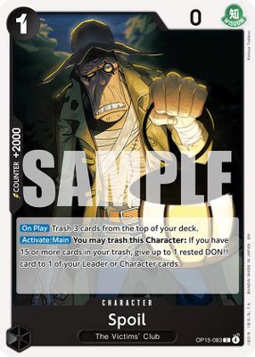 Spoil OP15-083 card