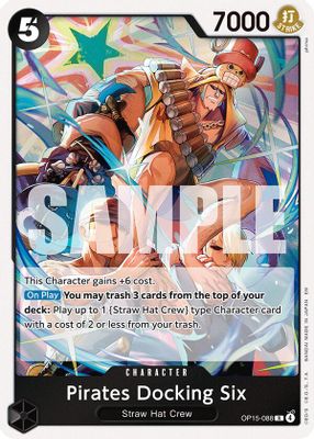 Pirates Docking Six OP15-088 card