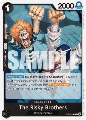 The Risky Brothers OP15-093 card